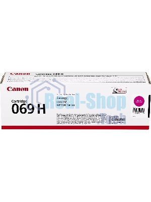Картридж лазерный Canon 069HM (5096C002/004) пурпурный (5500 стр. повышенной емкости) для Canon MF752Cdw/754Cdw, LBP673Cdw