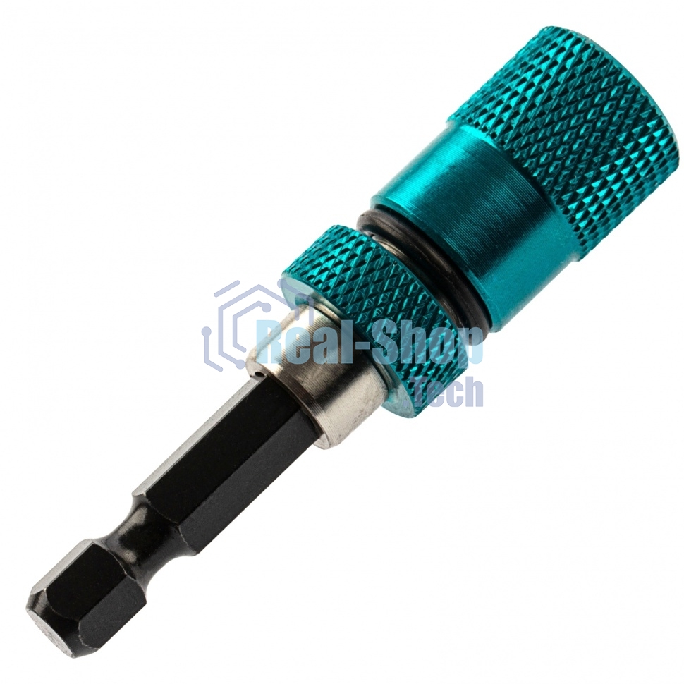 Адаптер для бит Gross с ограничителем и двойным магнитом, 1/4