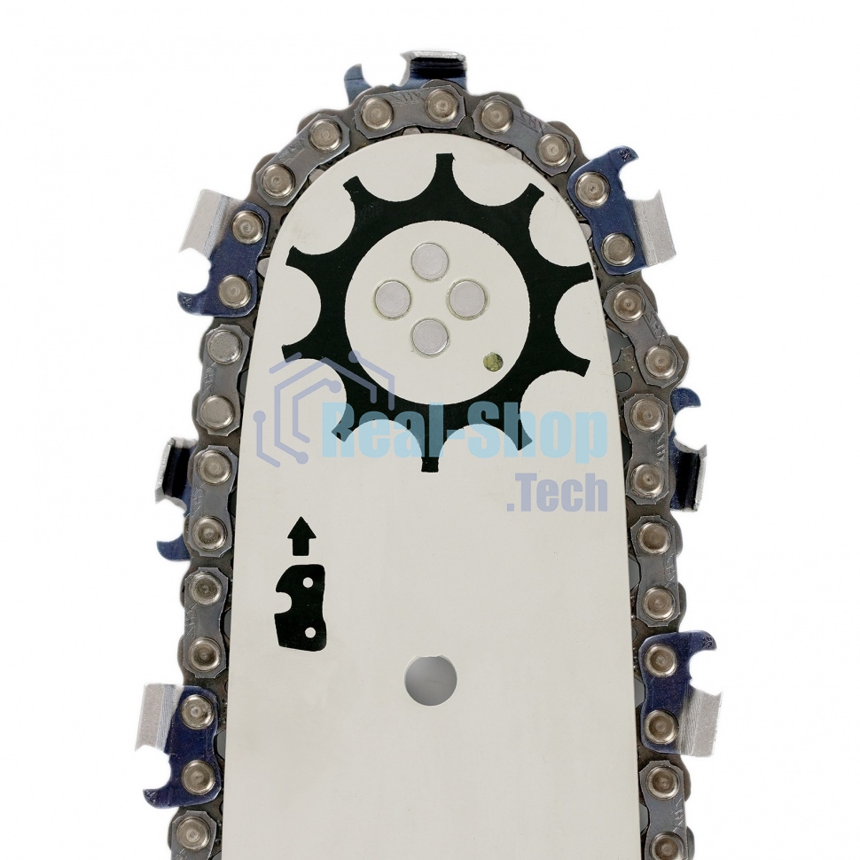 Пила цепная бензиновая Denzel DGS-5218, шина 45 см, 52см3, 3,5 л.с., шаг 0,325, паз 1,5 мм,