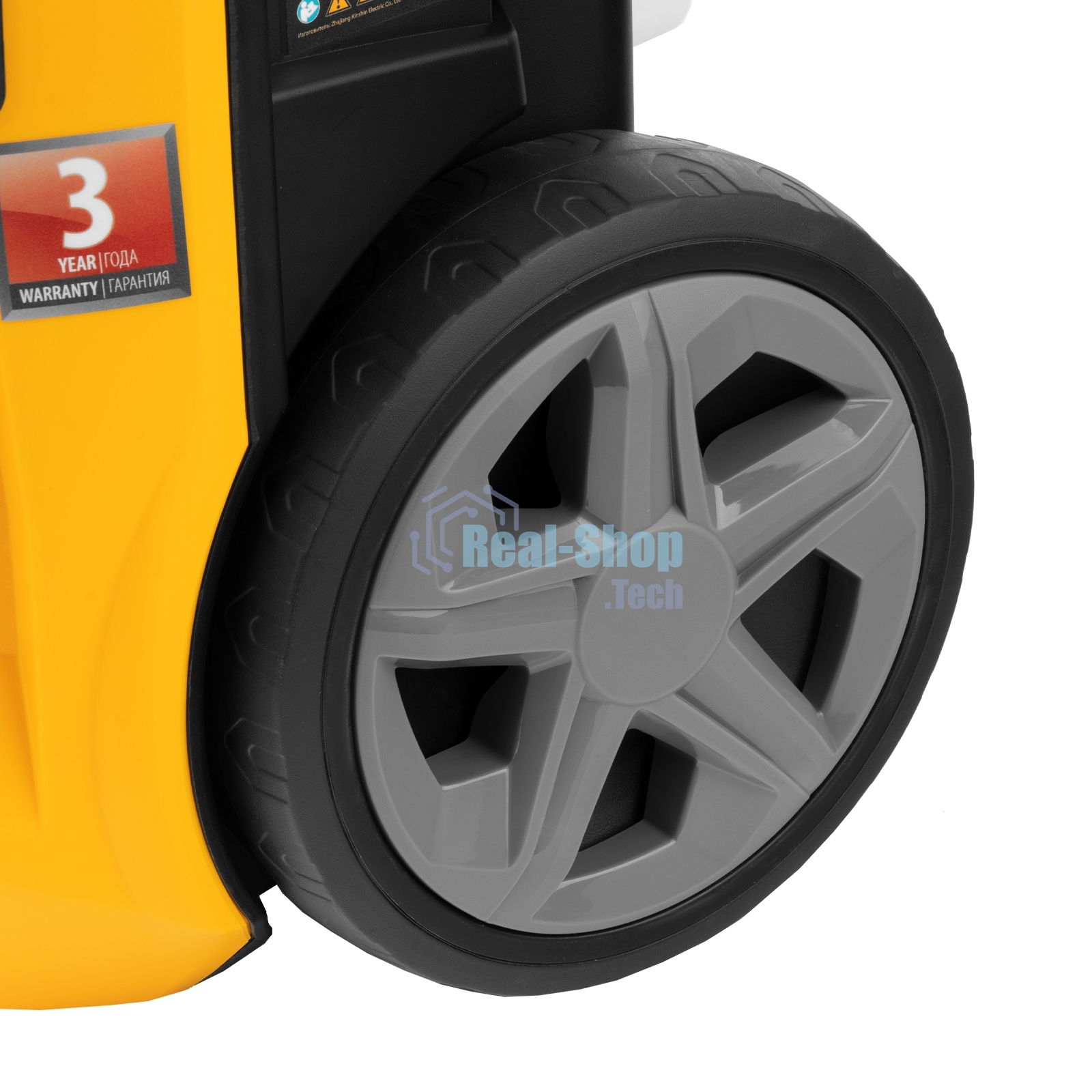 Моечная машина высокого давления Denzel R-180D, 2200 Вт, 180 бар, 380 л/ч, с барабаном