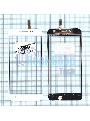 Сенсорное стекло (тачскрин) для Vivo V5s, белое