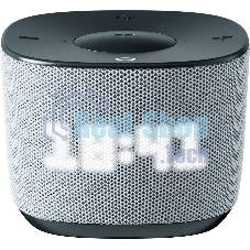 Умная колонка Sber Boom Home, 8Вт, с экраном, 1 динамик, часы, мультирум, TWS, Zigbee хаб, Wi-Fi, Bluetooth 5.0, Zigbee, Салют, серый