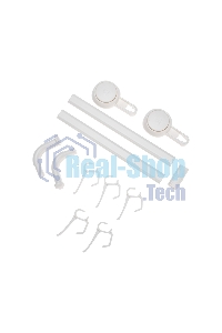 Вешалка для полотенец настенная HALSA HLS-F-105W на вакуумной присоске, 5 крючков