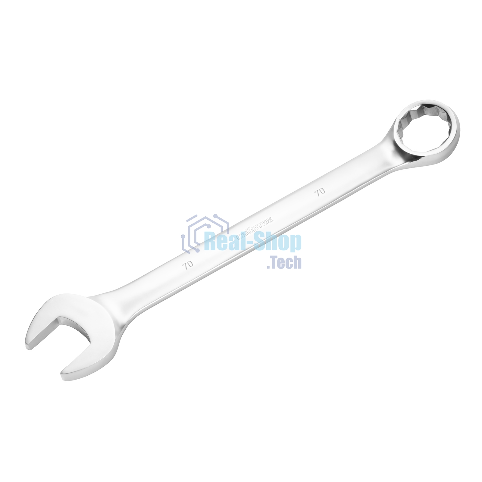 Ключ комбинированный Сибртех 70мм, никелированный