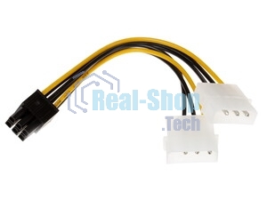 Кабель питания Molex/PCI-E 6pin 0.15м
