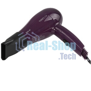 Фен Scarlett SC-HD70T24 фиолетовый/черный, 850 Вт, компактный
