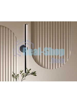 Светильник Ambrella light FL6102 BK черный 14W 3000K-6400K 605*100*60