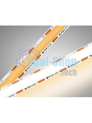 Светодиодная лента Ambrella light GS4801 COB 616Led/19W m/ 24V IP20 3000K/ 5m*12mm*2mm (2 конт.)