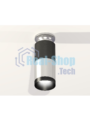 Светильник Ambrella Light XS6305100 PSL/DCH/PBK серебро полированное/черный хром/черный полированный MR16 GU5.3