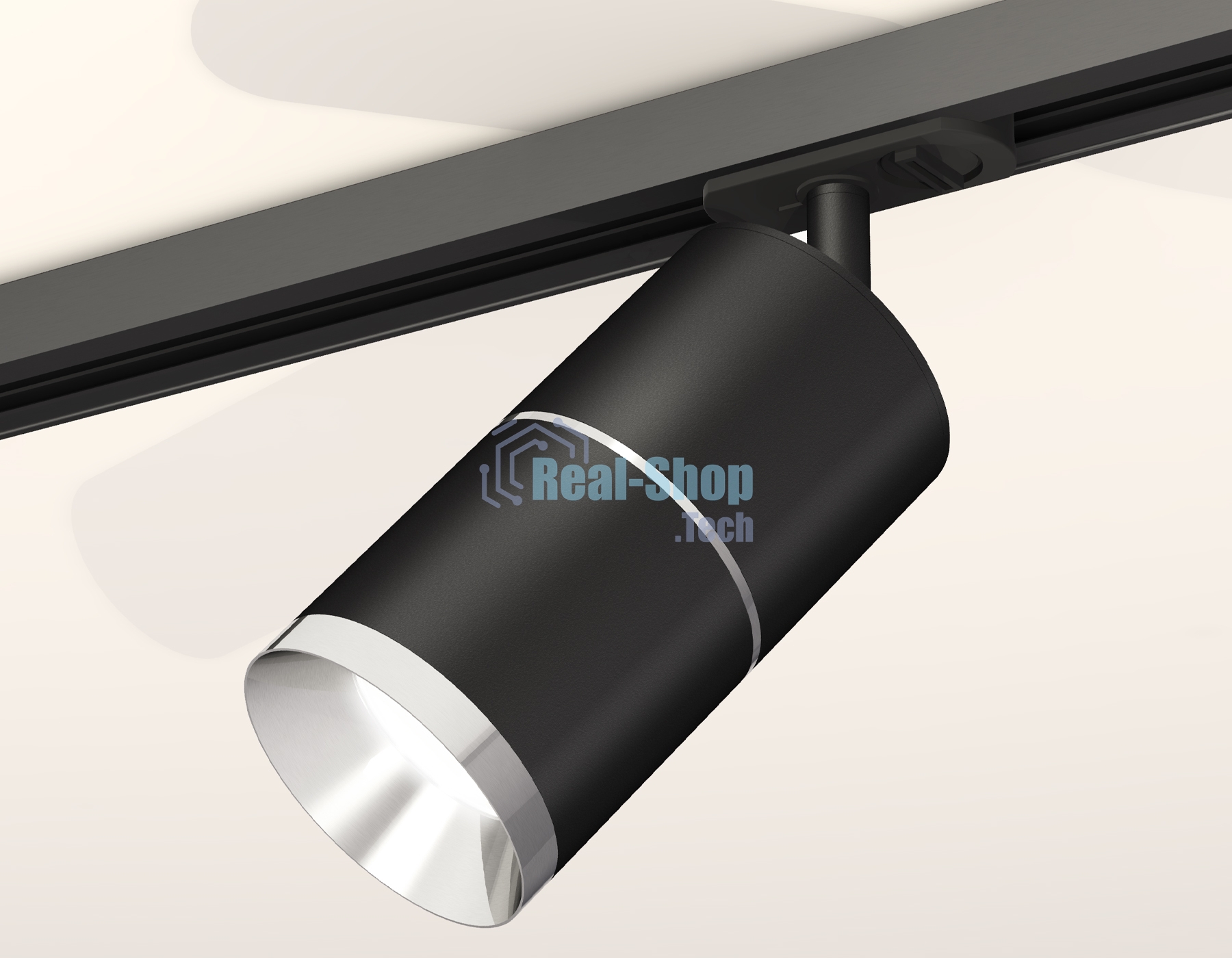 Светильник Ambrella light XT7402010 SBK/PSL черный песок/серебро полированное MR16 GU5.3 (A2537, C7402, A2070, C7402, N7032)