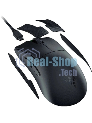 Мышь беспроводная/проводная Razer DeathAdder V3 Pro черный, 30000 dpi, радиоканал, USB, кнопки - 6