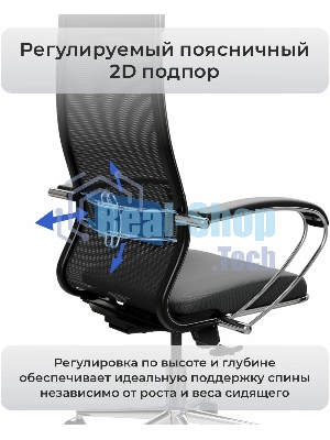 Кресло компьютерное ErgoLife Set 15/подл.131/осн.Synchro 052, черный 48D.16.1.403 z316737895