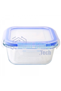 Контейнер из жаропрочного стекла с крышкой из поастика, 0,8 л, CRISTALLINO, tm Mallony