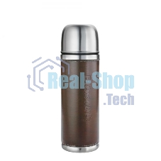 Термос Biostal-Охота NYP-1000P, 1 л, узкое горло, с крышкой-чашкой, кож. вставка, доп. пробка. в уп. 12 шт) &