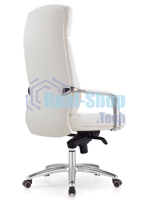 Кресло Бюрократ DAO/WHITE белый, кожа
