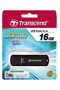 Флешка USB Transcend JetFlash 700 (TS16GJF700), 16Gb, USB 3.0, R/W 70/20, черный