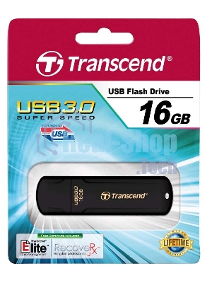 Флешка USB Transcend JetFlash 700 (TS16GJF700), 16Gb, USB 3.0, R/W 70/20, черный