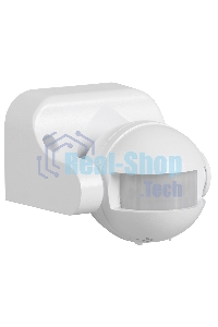 Детектор движения ДД 009 1100Вт угол. обз. 180град. IP44 бел. ИЭК LDD10-009-1100-001