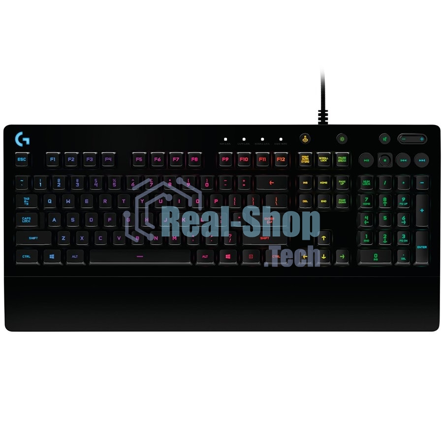 Клавиатура Logitech G213 Prodigy черный USB 2.0 Multimedia Gamer LED (подставка для запястий)