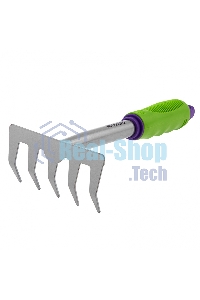 Грабли 5-зубые Palisad, 115х275 мм, стальные, пластиковая рукоятка