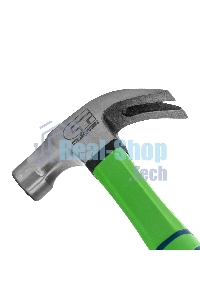 Молоток-гвоздодер Сибртех, 450г, с магнитом, фибергласовая обрезиненная рукоятка