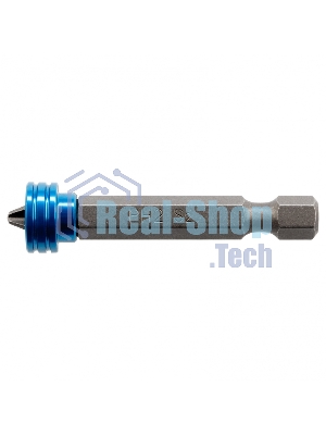 Бита Gross 11456 PH 2x50 мм с ограничителем и магнитом, для ГКЛ, S2