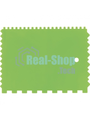 Шпатель для клея Сибртех, пластмассовый, 130х170 мм, зубчатый