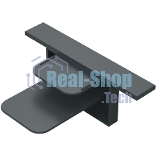 Заглушка для встраиваемого трекового шинопровода Gauss черный