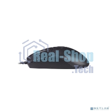 Мышь проводная A4Tech OP-720S черный, 1200 dpi, USB Type-A, кнопки - 3