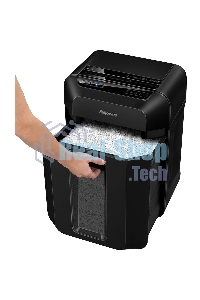 Шредер Fellowes AutoMax 80M FS-46215, минирезка, DIN P-4, 4х12 мм, автоподача 80 лст., 17 лтр., автореверс, уничт.: скобы, скрепки, пл. карты