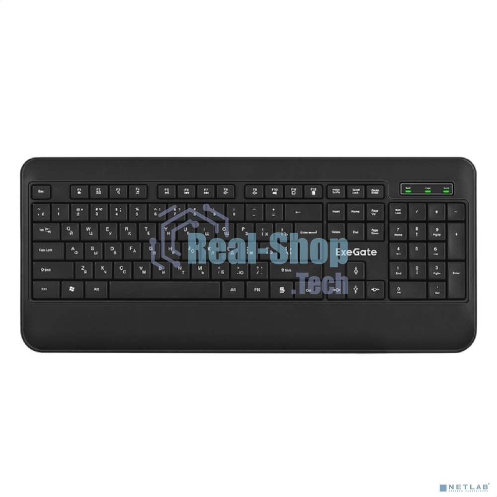 Клавиатура проводная ExeGate Professional Standard LY-E5500M, USB, черный