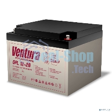 Батарея для ИБП Ventura GPL 12-26 12V/29Ah F5, ДхШхВ 175х166х125мм, 8кг, срок службы 12 лет