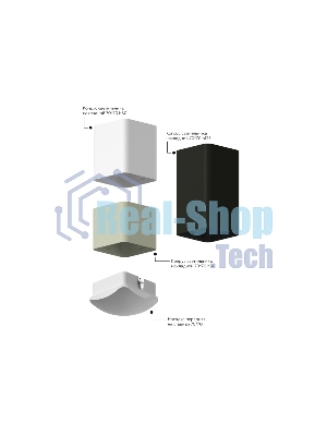 Корпус светильника C7806 SBK черный песок 70*70*H60mm MR16 GU5.3