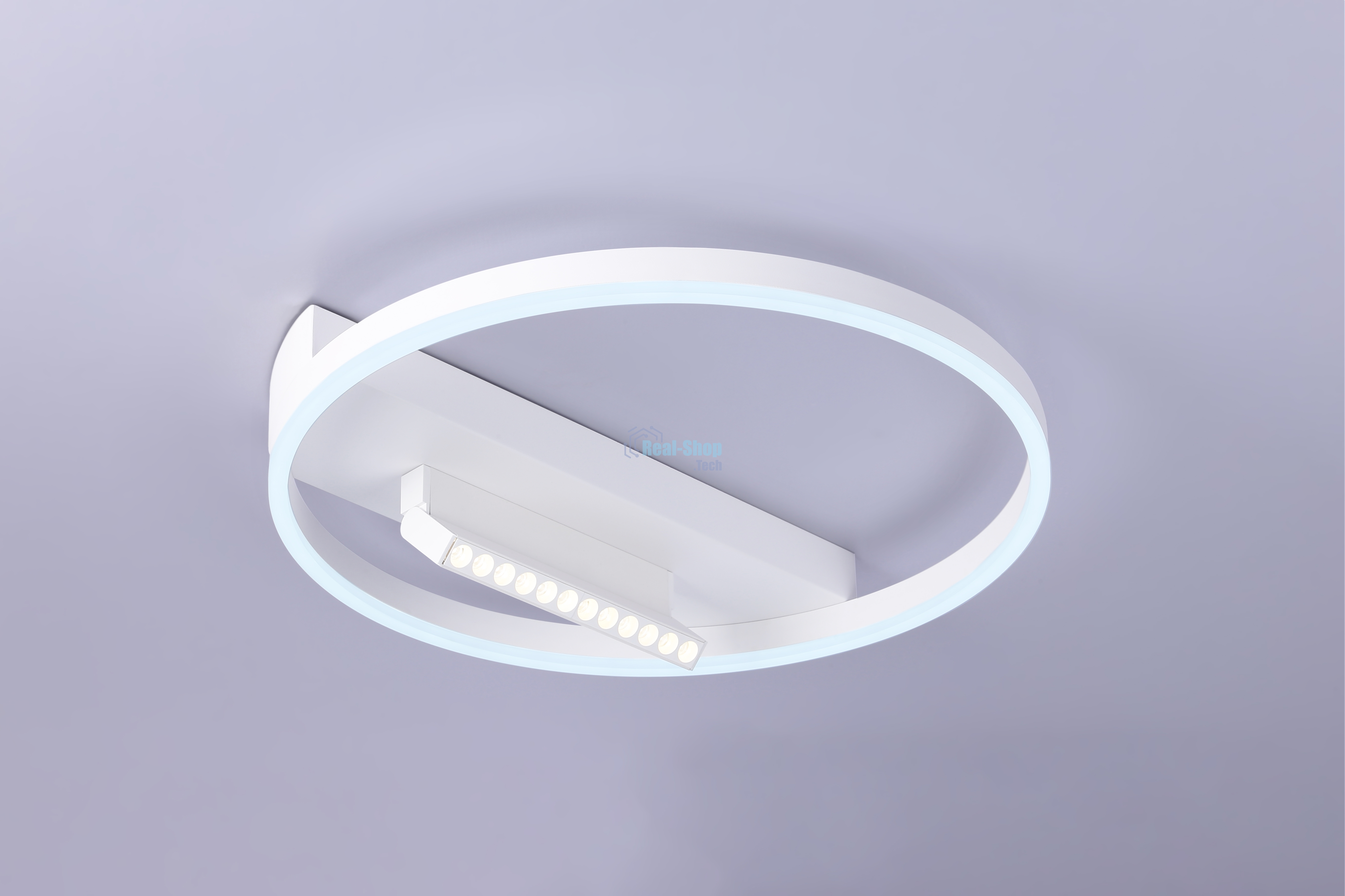 Светильник Ambrella light FL51457/1+1 WH белый 60W 3000K-6400K+4200K D500*110 (ПДУ РАДИО 2.4G)