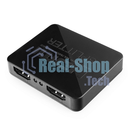 Разветвитель HDMI Cablexpert DSP-2PH4-03, HD19F/2x19F, 1 компьютер => 2 монитора, Full-HD, 3D, 1.4v