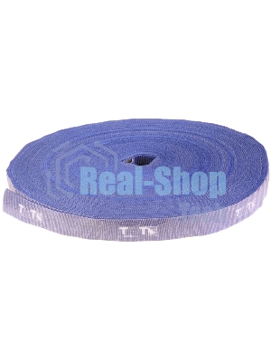 Хомут-липучка TWT шириной 20 мм, 30 м, синий