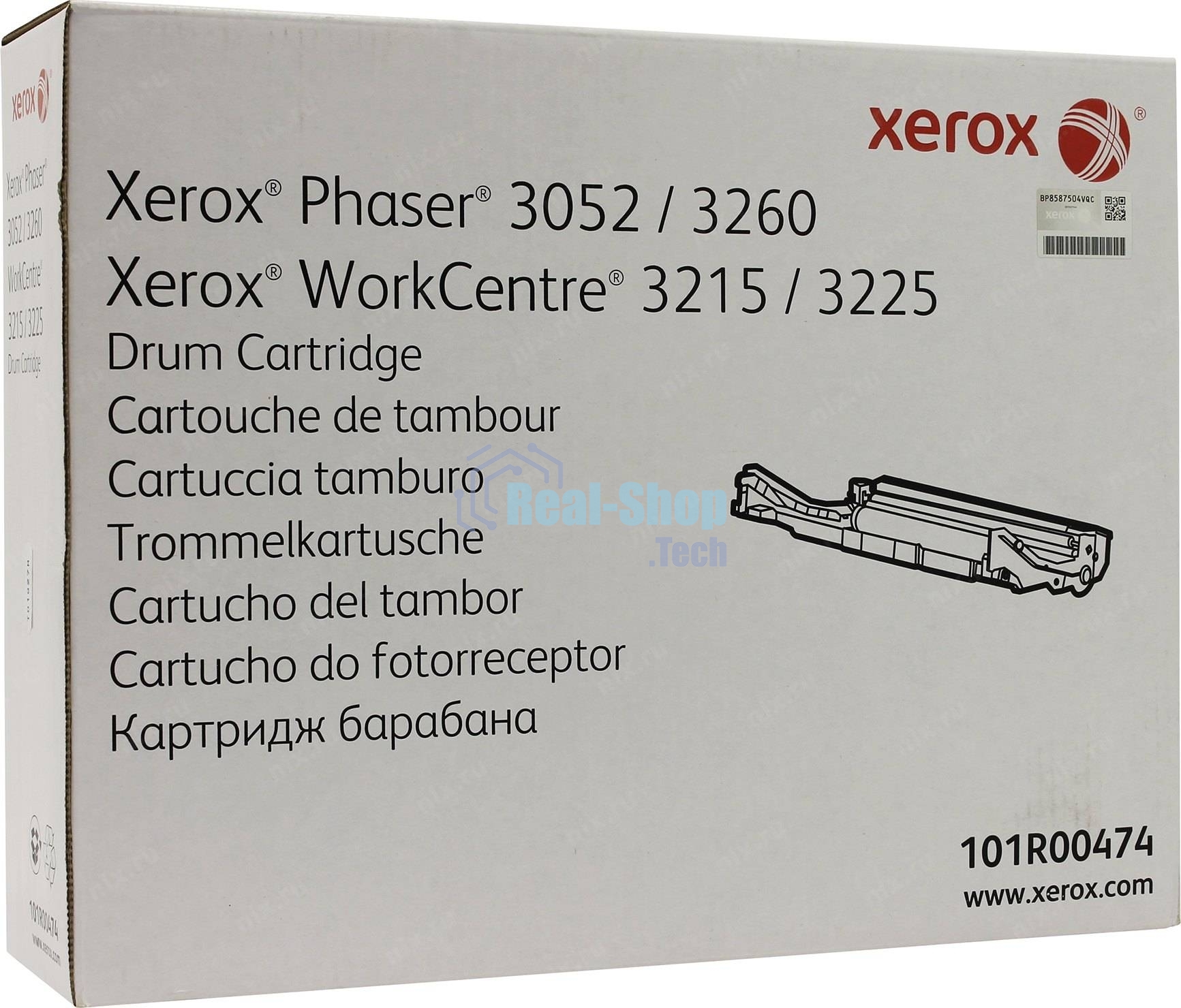 Драм-картридж Xerox 101R00474 черный для Xerox Phaser 3052/3260/WC 3215/25 10000 стр.(Channels)