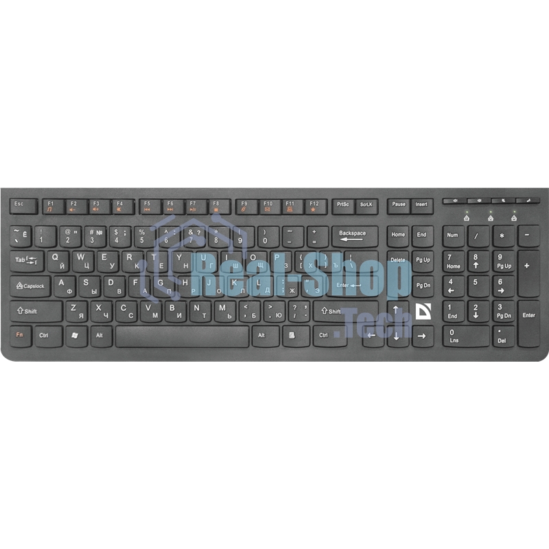 Клавиатура беспроводная Defender ULTRAMATE SM-535 RU USB, радиоканал, черный