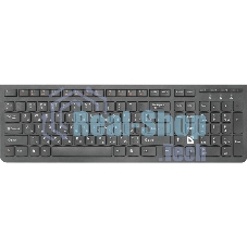Клавиатура беспроводная Defender ULTRAMATE SM-535 RU USB, радиоканал, черный