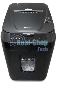 Шредер ГЕЛЕОС АП40-4, DIN P-4 (4 ур-нь секр.), фрагмент 3,9х12мм, АВТОПОДАЧА 170 лист (70г/м2), пл.карты/скрепки/скобы, 37 литров