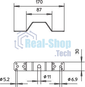 Соединитель-перемычка(опора) 288/DIN OBO 5320712