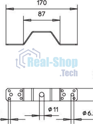 Соединитель-перемычка(опора) 288/DIN OBO 5320712