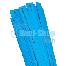 Термоусаживаемая трубка ТУТ 8/4 синяя EKF PROxima tut-8-g-1m EKF