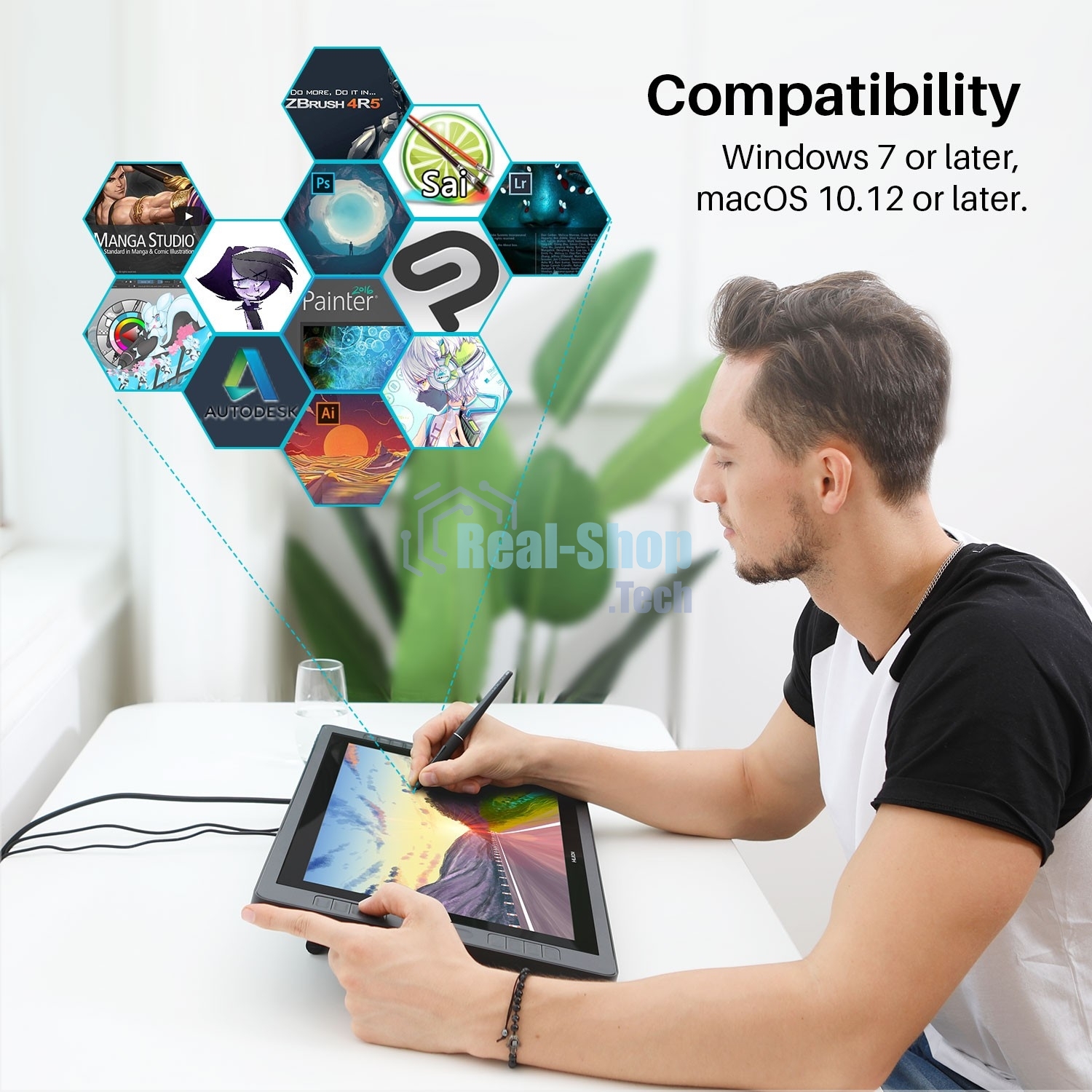 Графический монитор Huion Kamvas Pro 20 (2019), 19.5