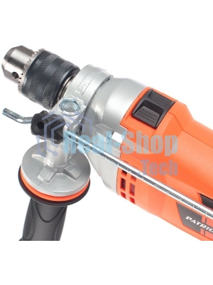 Дрель ударная PATRIOT FD 850hс ударом, мощность 850Вт, макс.диаметр 13мм, глубиномер + доп. ручка