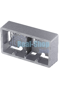 Коробка накладного монтажа Inspiria 2 поста алюминий