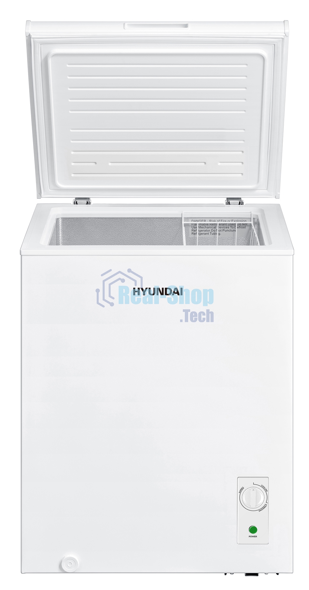 Морозильный ларь Hyundai CH1505, белый, 142л