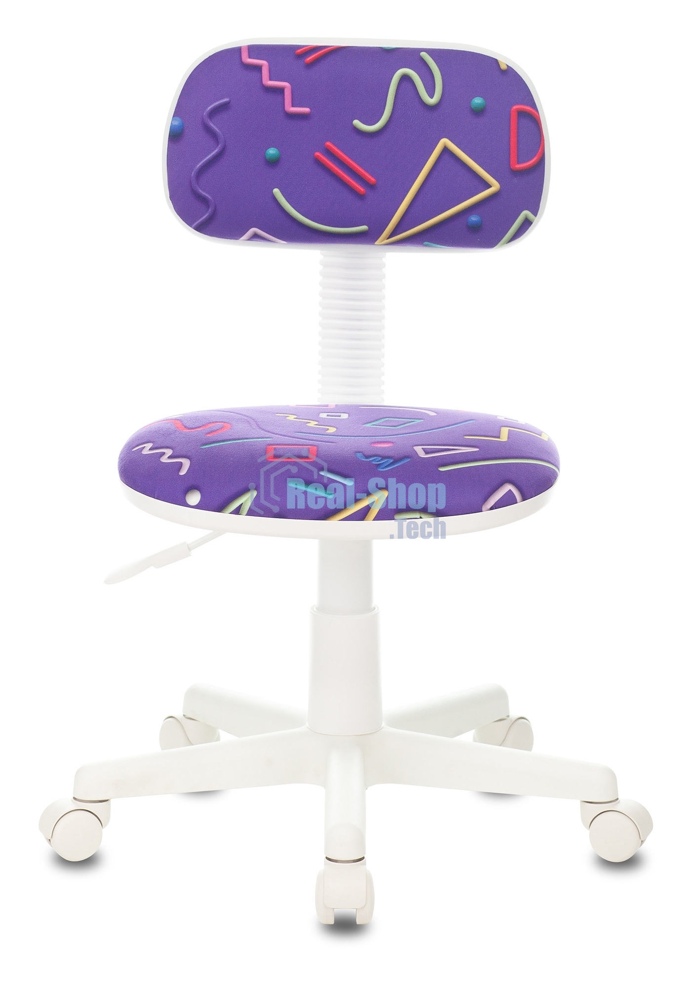 Кресло детское Бюрократ CH-W201NX Sticks 08 фиолетовый, крестовина пластик