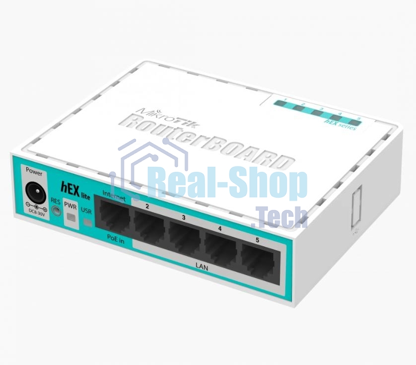 Маршрутизатор MikroTik RB750r2 hEX lite 5x10/100 Mbps