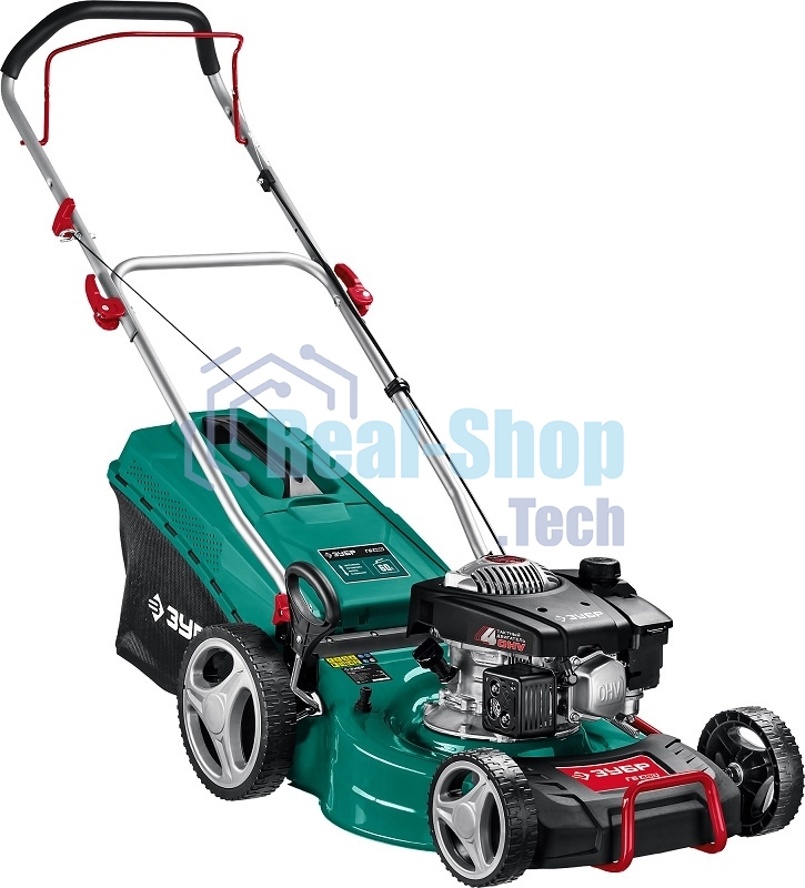 Газонокосилка Зубр 460 мм 4.5 л.с. бензиновая